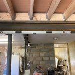 An example of our internal ceiling building with spirit level