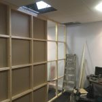 Partition walling in an office