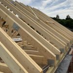 Roofing for a double storey extension